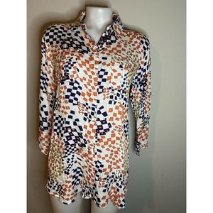 Size M Cabi grand prix colorful Shirt
